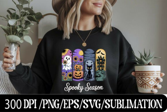 Download "Spooky Season Halloween Art with Ghost - Halloween Collection