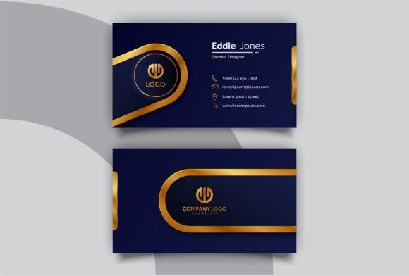 Download Luxury Gold Business Card Design - Gold Collection