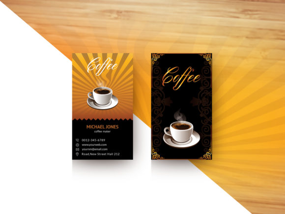 Download Coffee Shop Business Cards Templates - Template Collection