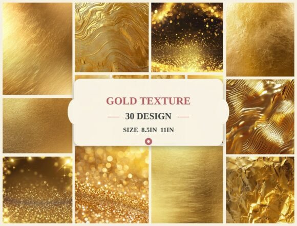 Download Gold Metallic Texture Luxury Foil Paper - Gold Collection