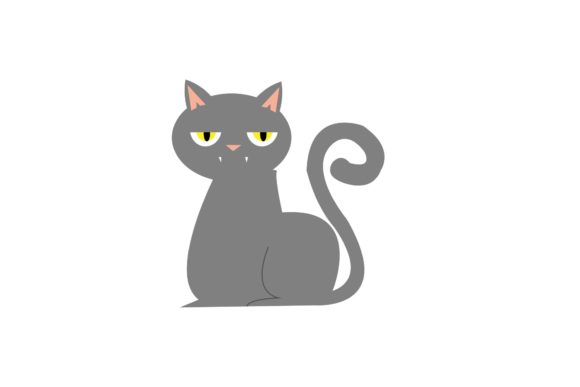 Download Halloween Cat Creepy Illustrations - Halloween Collection
