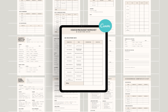 Download Home Buyer Guide Canva Templates Bundle - Template Collection