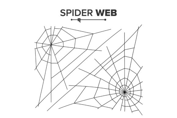 Download Halloween Spider Web Vector. Black - Halloween Collection