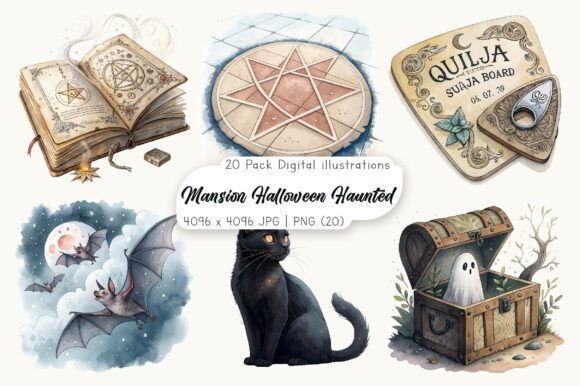 Download Mansion Halloween Haunted Clipart - Halloween Collection