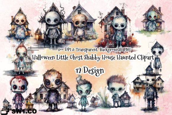 Download Halloween Little Ghost House Haunted - Halloween Collection
