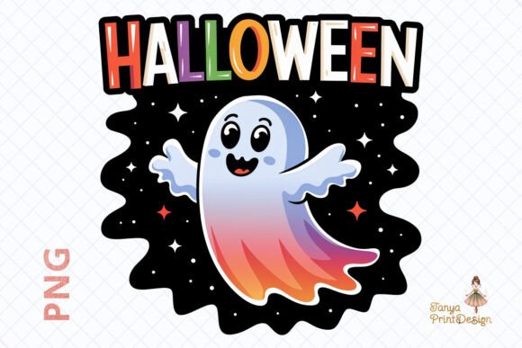 Download Cute Halloween Ghost Sublimation PNG - Halloween Collection