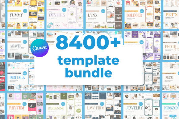 Download 8400+ Social Media Canva Template Bundle - Premium Resources