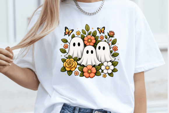 Download Ghost Flower Halloween PNG - Halloween Collection