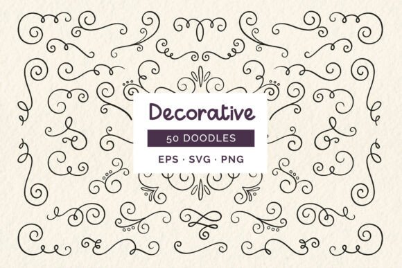 Download Decorative Doodles - Doodles Collection