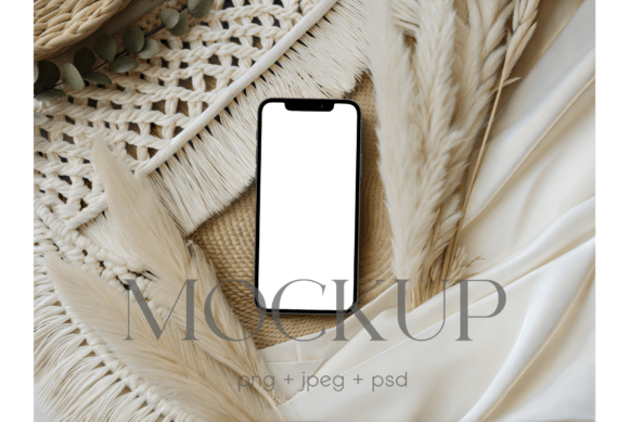 Download Minimal Boho Phone Invitation Mockup - Minimal Collection