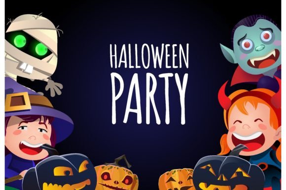 Download Halloween Party Invitation Design. Kids - Halloween Collection
