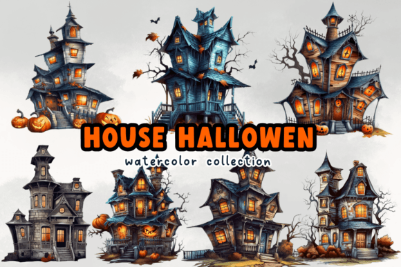 Download House Halloween Haunted Clipart - Halloween Collection