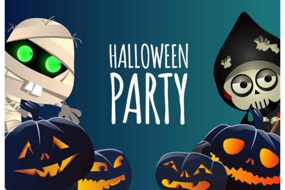 Download Halloween Party Invitation Design. Zombi - Halloween Collection