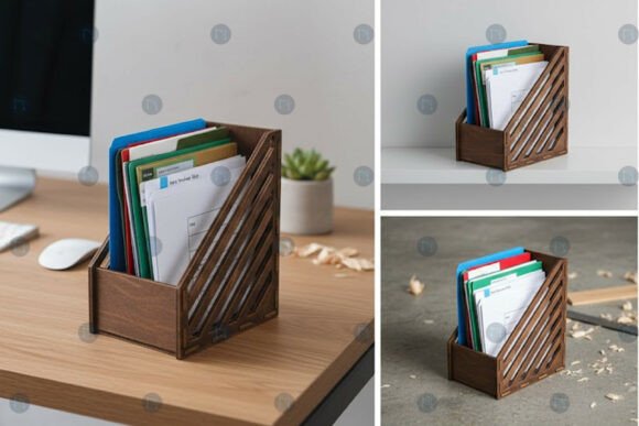 Download Laser Cut Office File Organizer Template - Template Collection