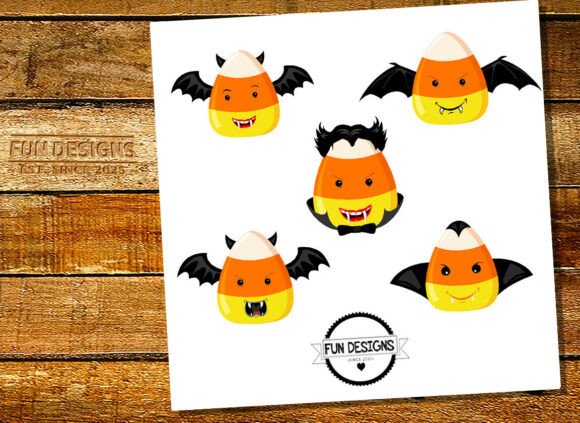 Download Kawai Halloween Dracula Candy Corn - Halloween Collection