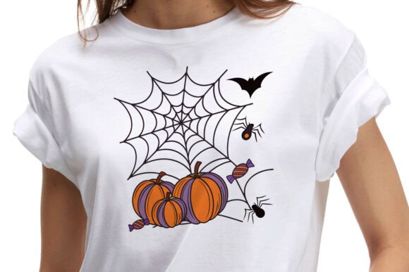 Download Halloween Pumpkin with Spider Web - Halloween Collection
