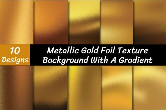 Download Metallic Gold Foil Texture Vector - Gold Collection