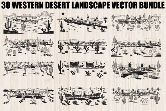 Download Western Desert Landscape Bundle - Desert Collection