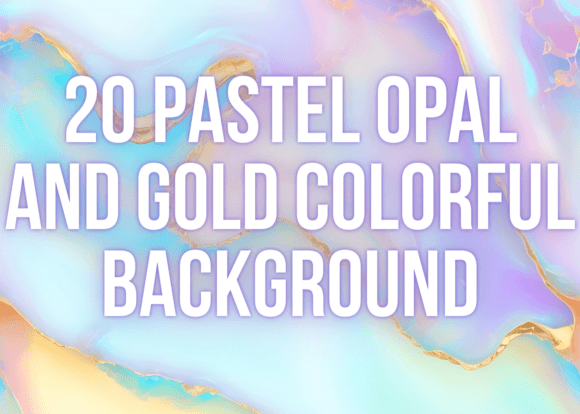Download 20 Pastel Opal and Gold Colorful Texture - Gold Collection