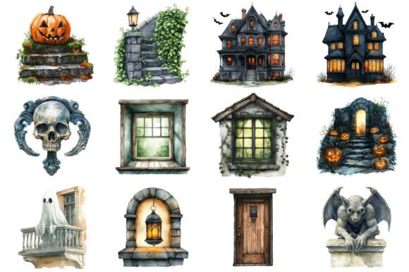 Download Mansion Halloween Haunted Clipart - Halloween Collection